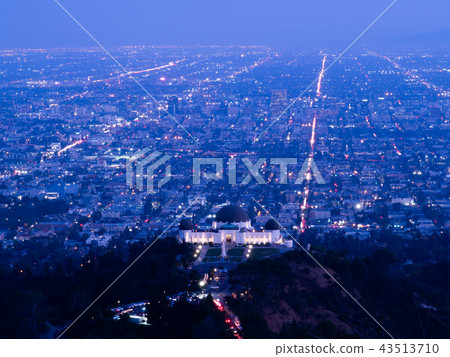 Night view of Los Angeles 43513710