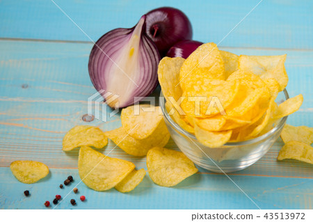 Hot Spicy Potato Chips Ready to Eat Hot Spicy Potato Chips Ready to Eat 43513972