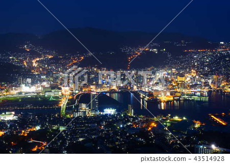 [Nagasaki Prefecture] Night view from Mt. Inasa 43514928