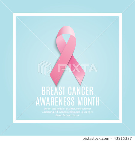 Breast Cancer Awareness Month Pink Ribbon Background Vector Illustration Breast Cancer Awareness Month Pink Ribbon Background Vector Illustration 43515387