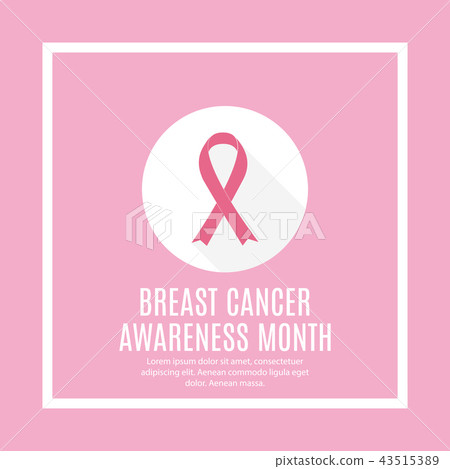 Breast Cancer Awareness Month Pink Ribbon Background Vector Illustration Breast Cancer Awareness Month Pink Ribbon Background Vector Illustration 43515389