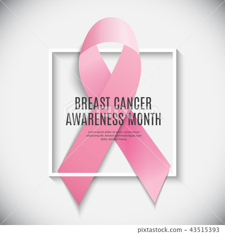 Breast Cancer Awareness Month Pink Ribbon Background Vector Illustration Breast Cancer Awareness Month Pink Ribbon Background Vector Illustration 43515393