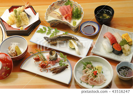 Meals of Japanese-style meal of hot-spring inn Meals of Japanese-style meal of hot-spring inn 43516247