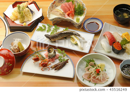 Meals of Japanese-style meal of hot-spring inn Meals of Japanese-style meal of hot-spring inn 43516249