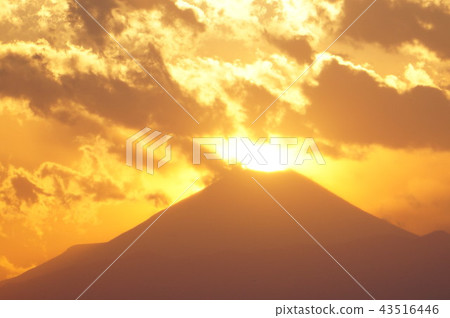 富士山的落日 富士山的落日 43516446