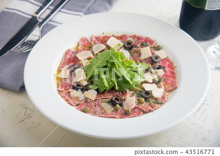 italian beef carpaccio italian beef carpaccio 43516771