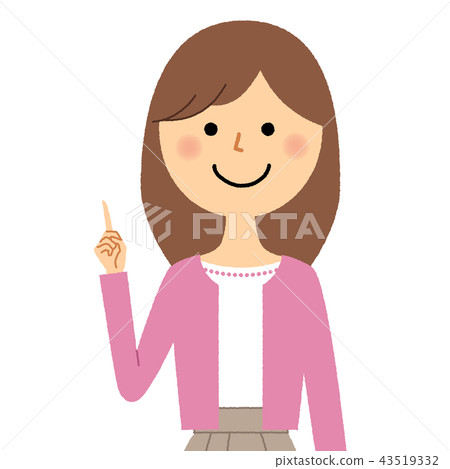 A young woman's mama finger A young woman's mama finger 43519332