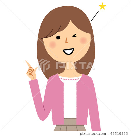 A young woman's mama finger A young woman's mama finger 43519333