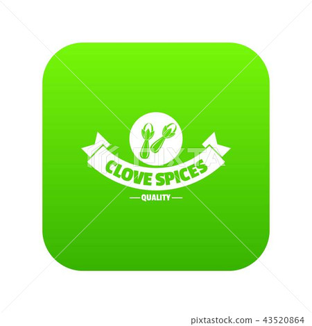 Clove spice icon green vector Clove spice icon green vector 43520864