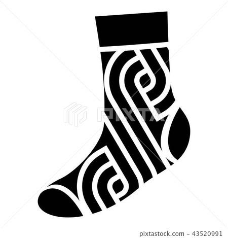 Sand sock icon, simple style Sand sock icon, simple style 43520991