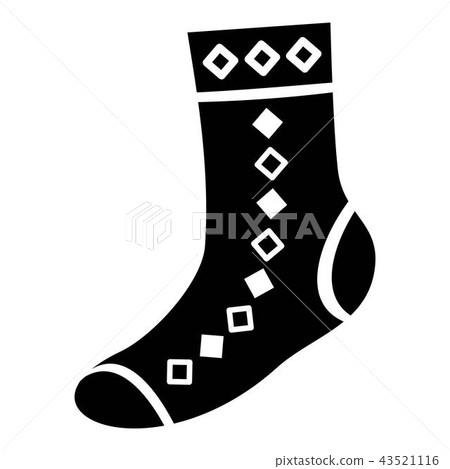 Tradition sock icon, simple style Tradition sock icon, simple style 43521116