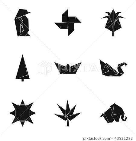 Amass figurine icons set, simple style 43521282