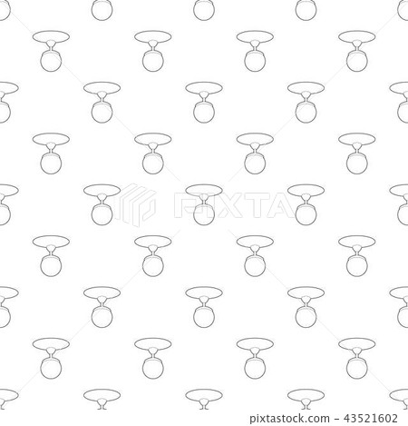 Round chandelier icon, outline style 43521602