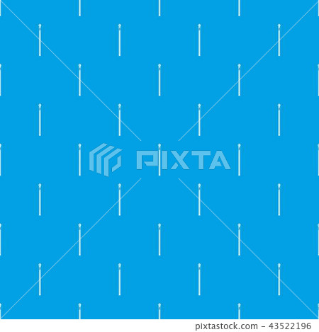 Thin zip pattern vector seamless blue 43522196