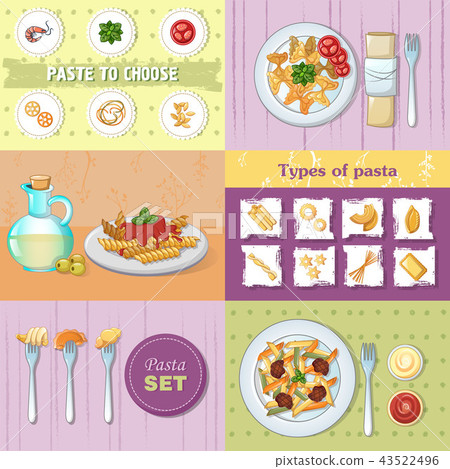 Back to school desk banner set, cartoon style Back to school desk banner set, cartoon style 43522496