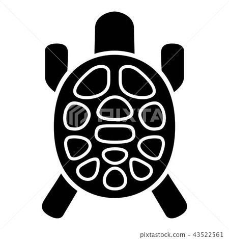 Sea turtle icon, simple style Sea turtle icon, simple style 43522561