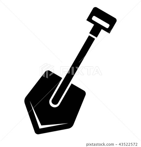 House shovel icon, simple style 43522572
