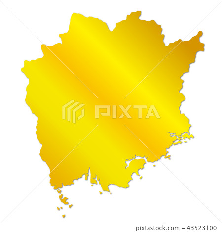 岡山縣地圖 岡山縣地圖 43523100