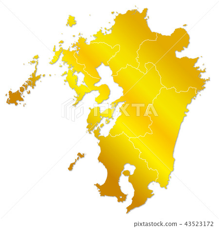 九州地圖 43523172