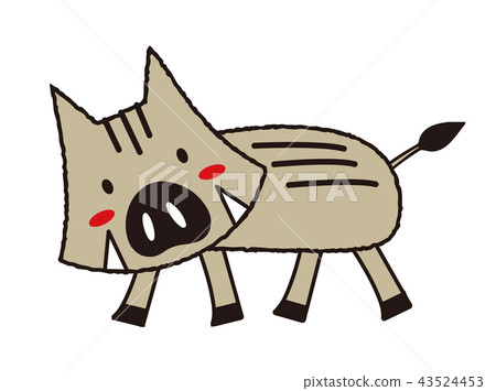 Stylish wild boar Stylish wild boar 43524453