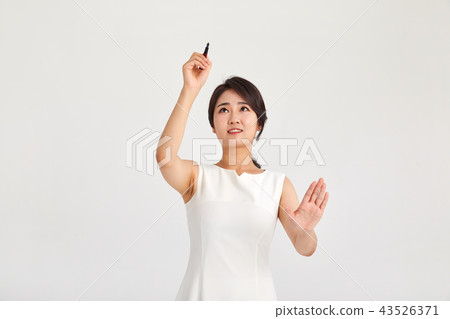 20s, 30s business woman presenting, business, business, 43526371