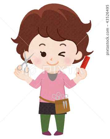 Hairdresser woman Hairdresser woman 43526495