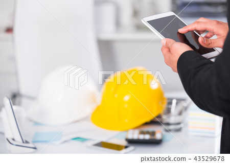 Businessman using smartphone Businessman using smartphone 43529678