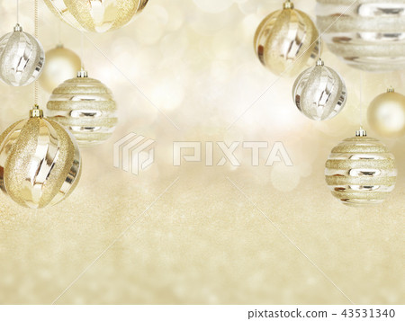背景 - 聖誕節 - 金 - 閃光 43531340