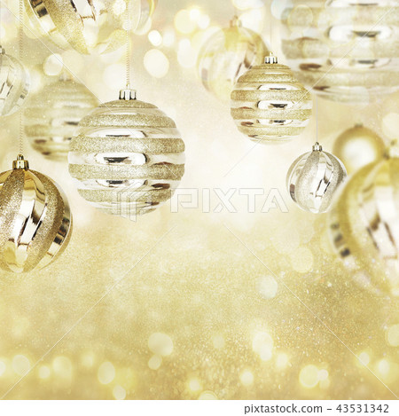 背景 - 聖誕節 - 金 - 閃光 背景 - 聖誕節 - 金 - 閃光 43531342