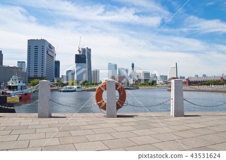 Minato Mirai seen from the nose park of Yokohama elephant 43531624