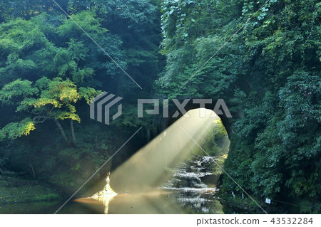 從千葉縣的Daikotori瀑布的晨光 從千葉縣的Daikotori瀑布的晨光 43532284