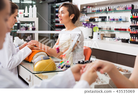 Manicure masters working 43535069