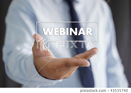 WEBINAR man hand on table Business, coffee, WEBINAR man hand on table Business, coffee, 43535740