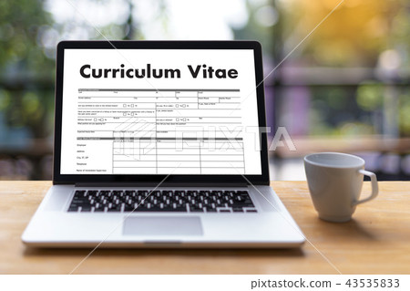 CV - Curriculum Vitae (Job interview concept with CV - Curriculum Vitae (Job interview concept with 43535833