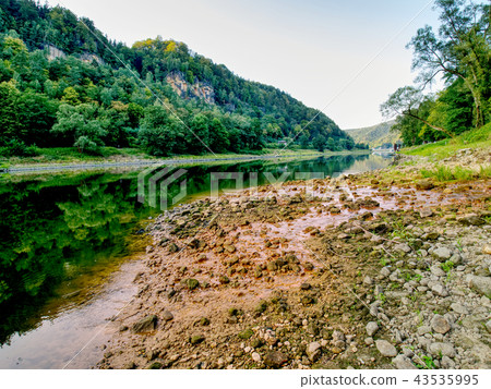Low water level, empty inflow.Horrible smell water Low water level, empty inflow.Horrible smell water 43535995
