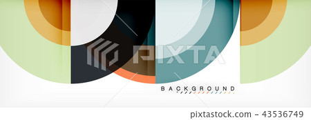Vector circle abstract background 43536749
