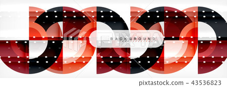 Vector circular abstract background 43536823