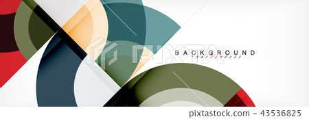 Vector circle abstract background 43536825