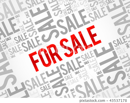 For Sale word cloud collage 43537178