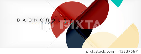 Circle modern geometrical abstract background illustration Circle modern geometrical abstract background illustration 43537567