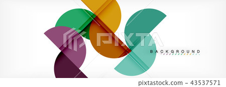 Circle abstract background, geometric illustration Circle abstract background, geometric illustration 43537571