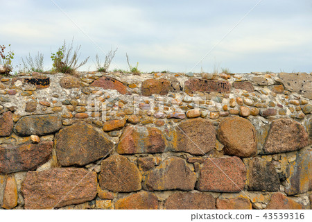 Old stone wall. 43539316