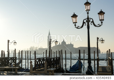 Gondolas and San Giorgio Gondolas and San Giorgio 43540493