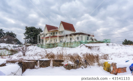 abandoned building in jangja island 43541133