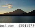 從本栖湖看到的富士山 43541578