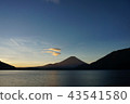 從本栖湖看到的富士山 43541580