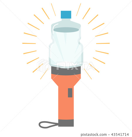 Simple lantern plastic bottle flashlight 43541714