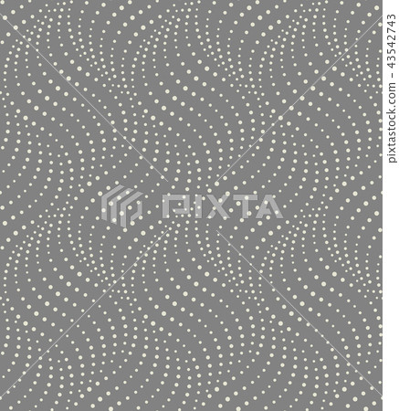 The geometric pattern with wavy lines, points. The geometric pattern with wavy lines, points. 43542743