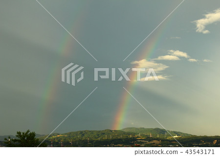 Double rainbow Double rainbow 43543171
