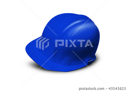 Green Plastic safety helmet isolated on white background Green Plastic safety helmet isolated on white background 43543823